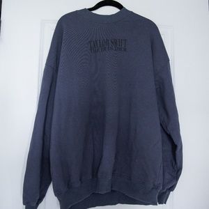Taylor Swift Eras Tour Blue Crewneck: Size Medium. New with Tags.